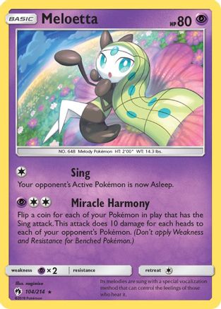 Meloetta (104/214) [Soleil et Lune : Tonnerre perdu] 