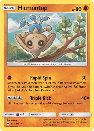 Hitmontop 113/214  - Uncommon