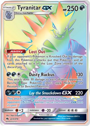 Tyranitar GX (Secret)  - Holofoil - Secret Rare