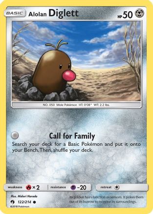 Alolan Diglett 122  - Common