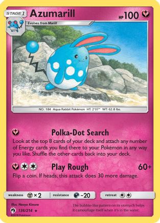 Azumarill 136  - Rare