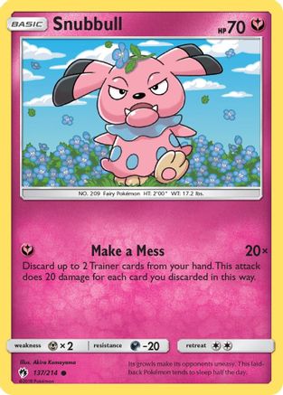 Snubbull 137  - Common