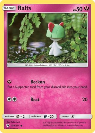 Ralts (139/214) [Soleil et Lune : Tonnerre perdu] 
