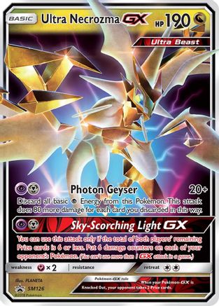 Ultra Necrozma GX - SM126  - Holofoil - Promo