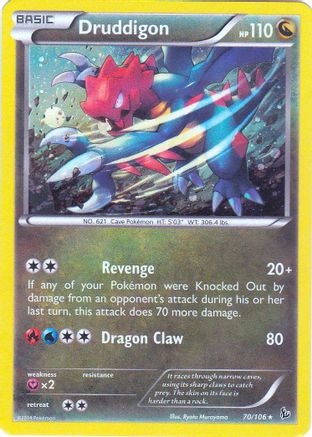 Druddigon - 70/106(Cosmos Holo)/106(Cosmos  - Holofoil - Promo