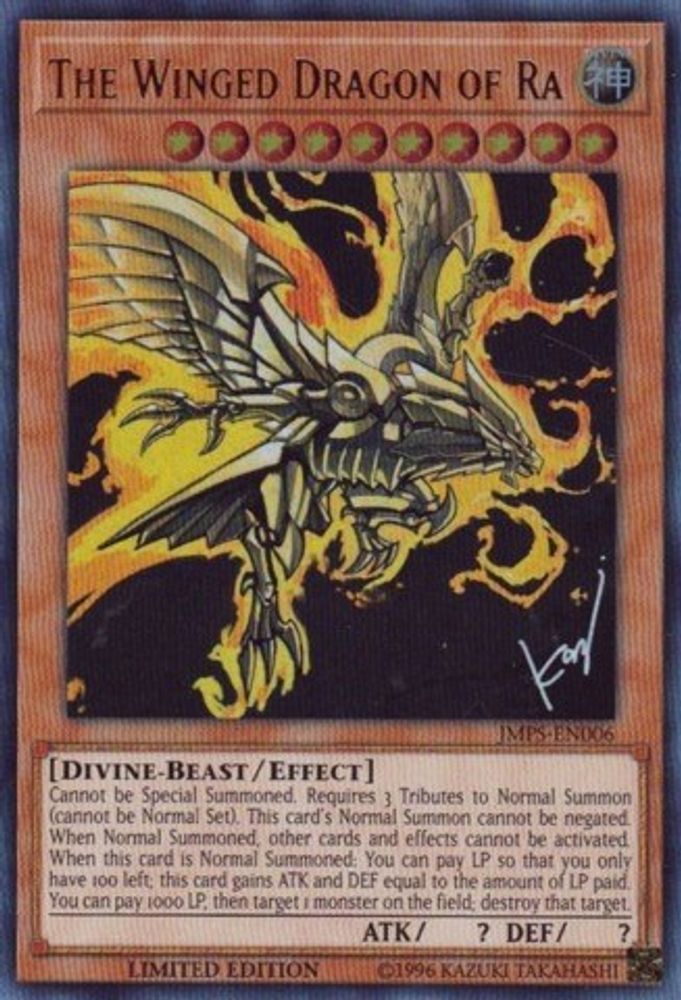 The Winged Dragon of Ra (JMPS-EN006) (JMPS-EN006) - Ultra Rare