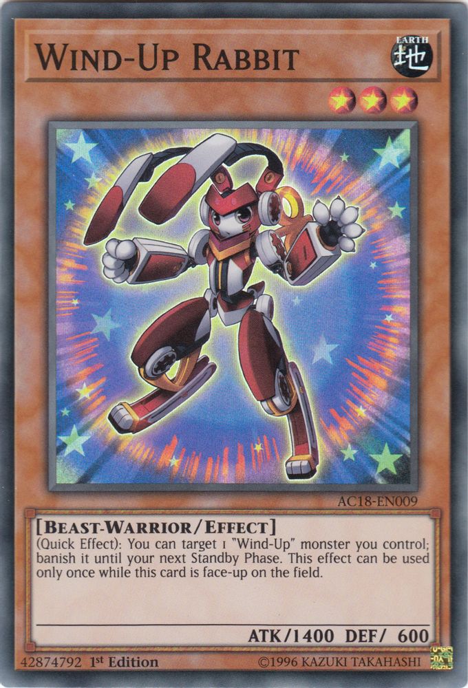 Wind-Up Rabbit (AC18-EN009) - Super Rare