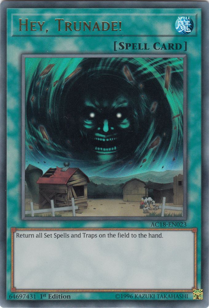 Hey, Trunade! (AC18-EN023) - Ultra Rare