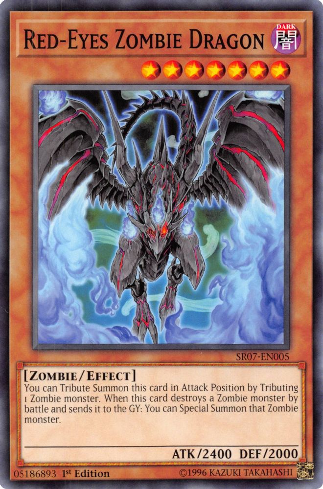 Red-Eyes Zombie Dragon (SR07-EN005) - Common