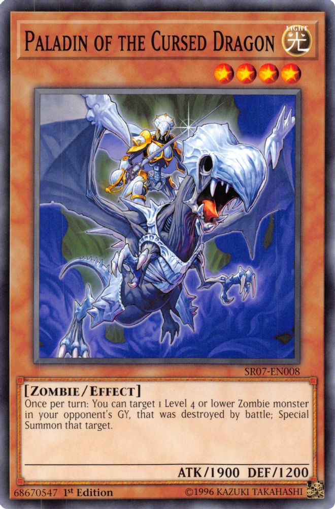Paladin of the Cursed Dragon (SR07-EN008) - Common