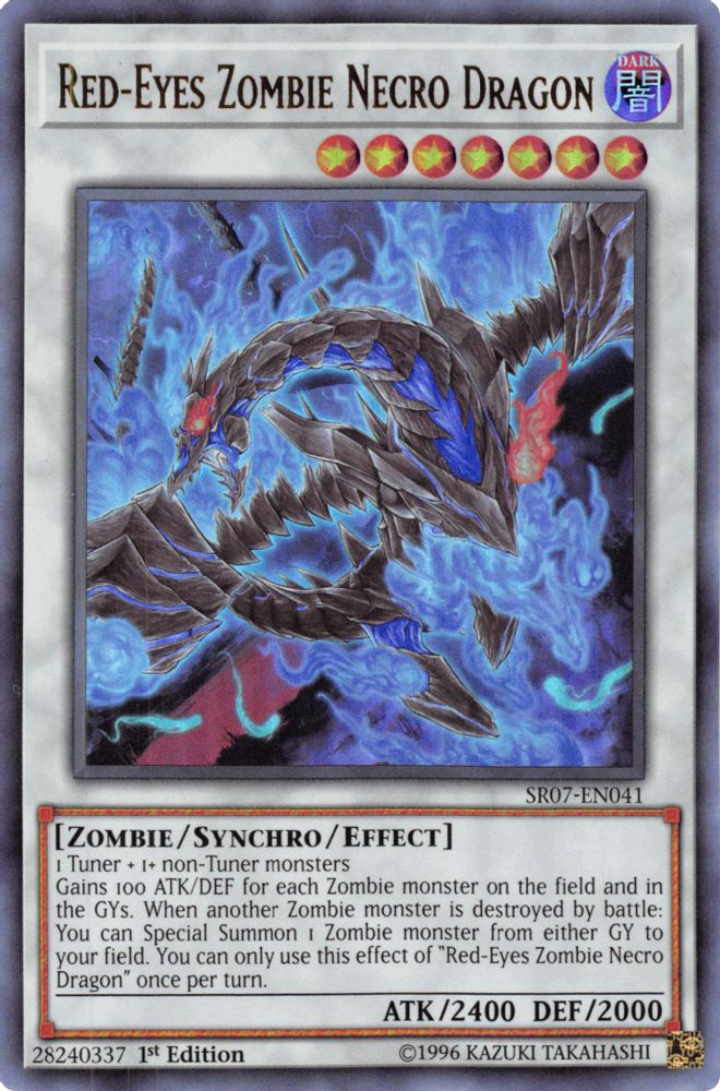 Red-Eyes Zombie Necro Dragon (SR07-EN041) - Ultra Rare