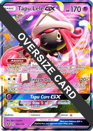Tapu Lele GX (60a/145) (Carte alternative) (Carte Jumbo) [Soleil et Lune : Guardians Rising] 