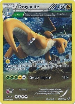 Dragonite (Cosmo Holo) 052  - Holofoil - Holo Rare