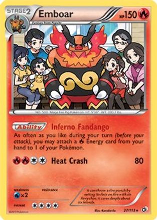 Emboar - 27/113 (Legendary Treasures)/113  - Rare