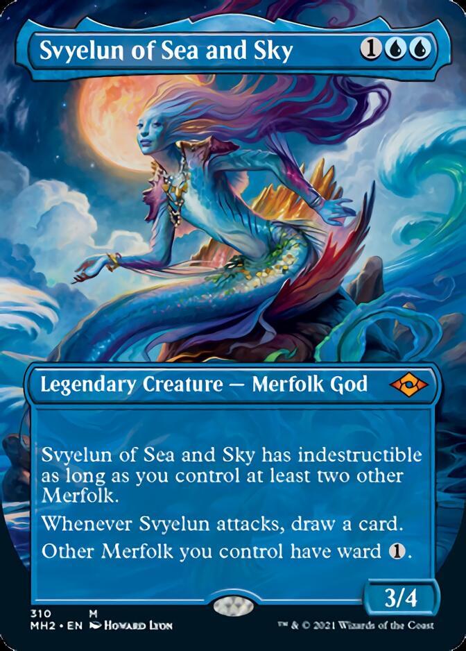 Svyelun of Sea and Sky (Borderless) (MH2-310) - Modern Horizons 2 (Borderless)