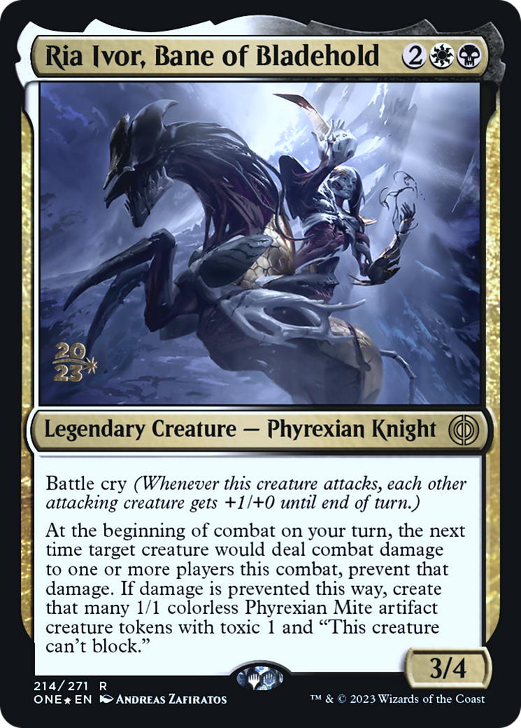 Ria Ivor, Bane of Bladehold [Phyrexia : All Will Be One Promos d'Avant-première] 