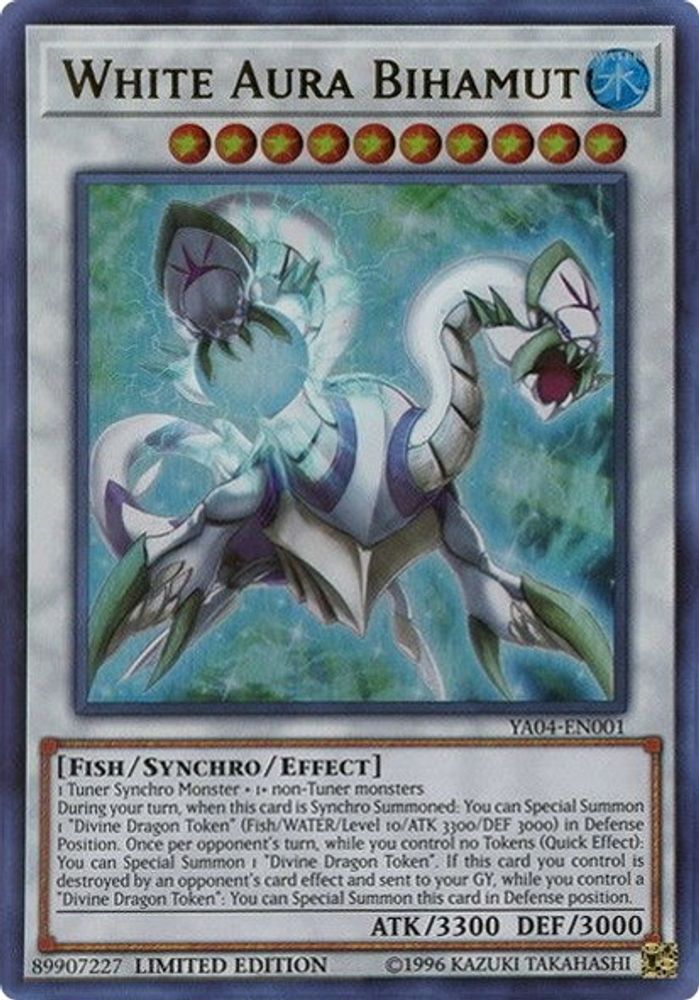 Aura blanche Bihamut [YA04-EN001] Ultra Rare 