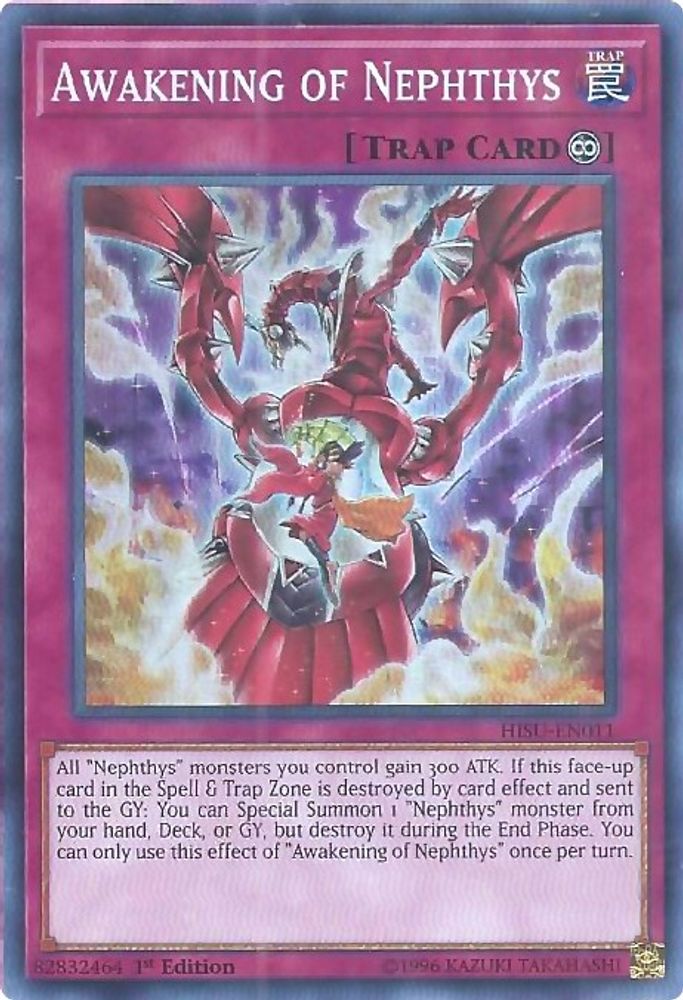 Awakening of Nephthys (HISU-EN011) - Super Rare