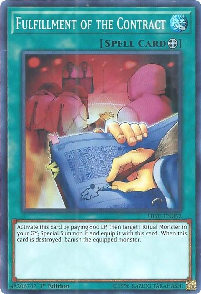 Fulfillment of the Contract (HISU-EN052) - Super Rare