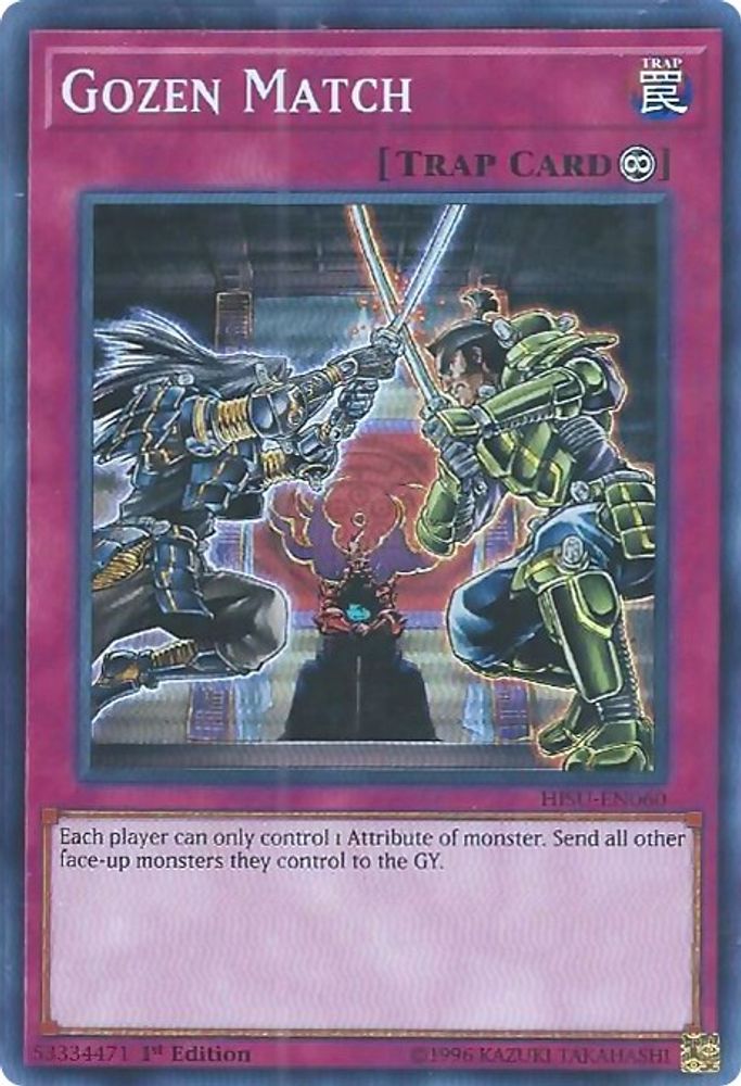 Gozen Match (HISU-EN060) - Super Rare
