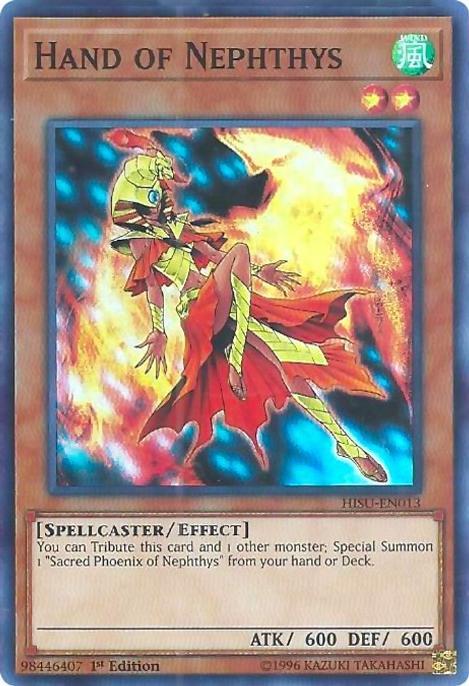 Hand of Nephthys (HISU-EN013) - Super Rare