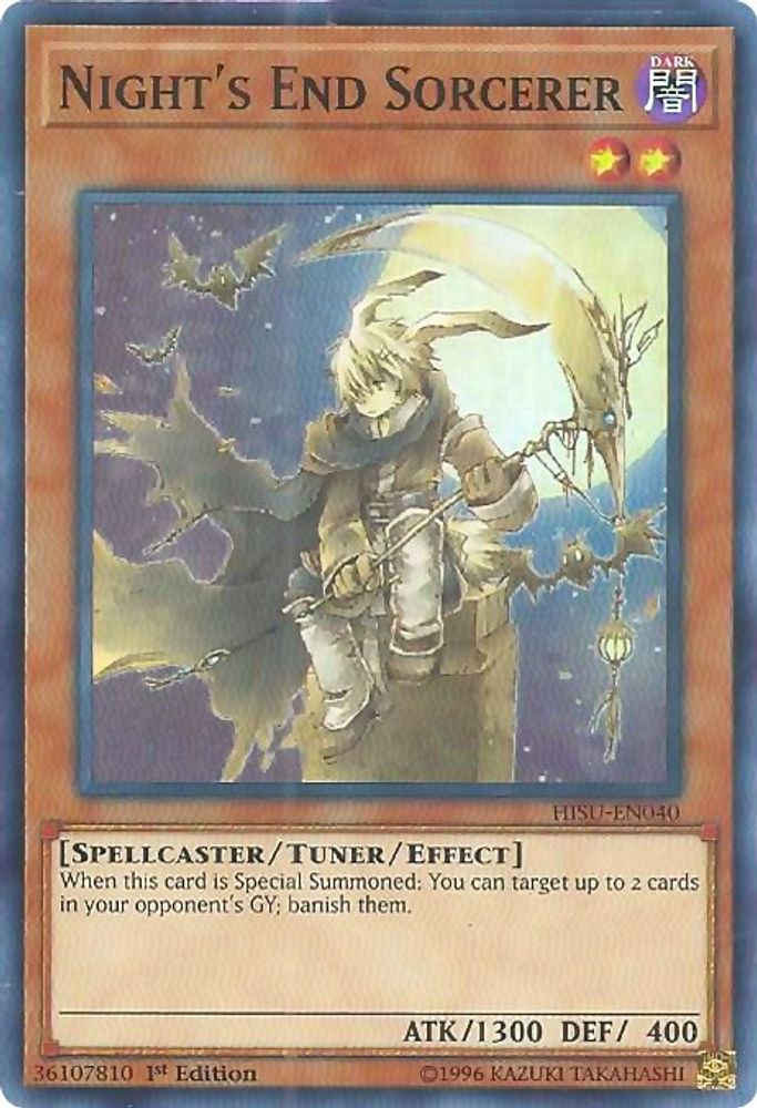 Night's End Sorcerer (HISU-EN040) - Super Rare