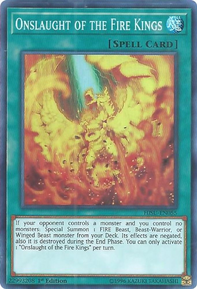 Onslaught of the Fire Kings (HISU-EN055) - Super Rare