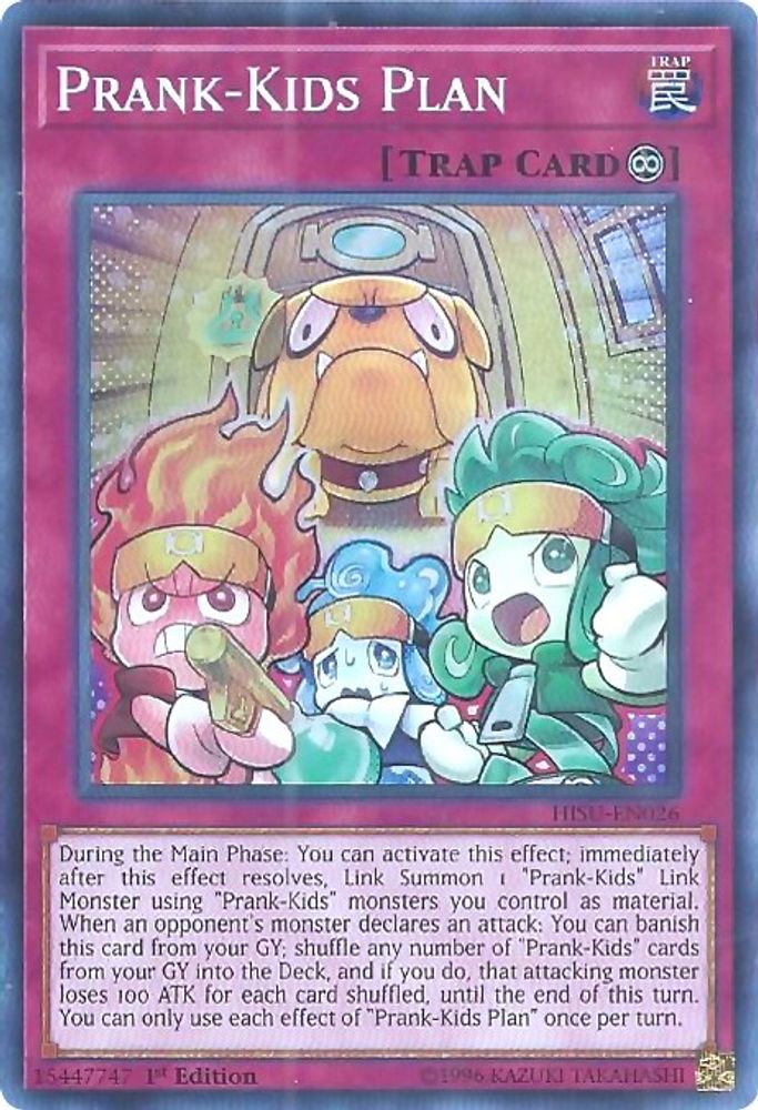 Prank-Kids Plan (HISU-EN026) - Super Rare