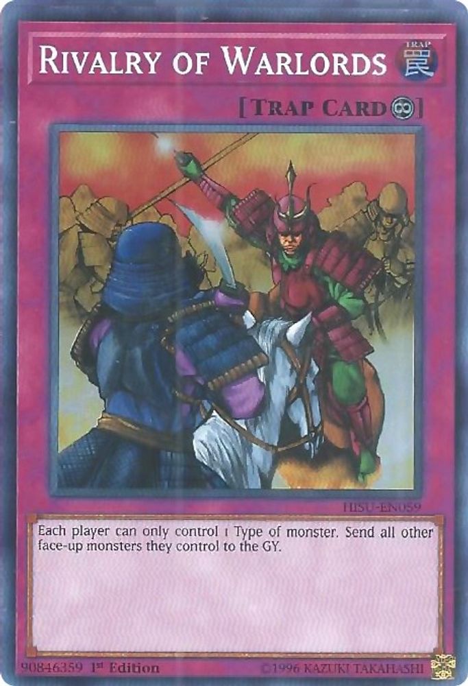 Rivalry of Warlords (HISU-EN059) - Super Rare