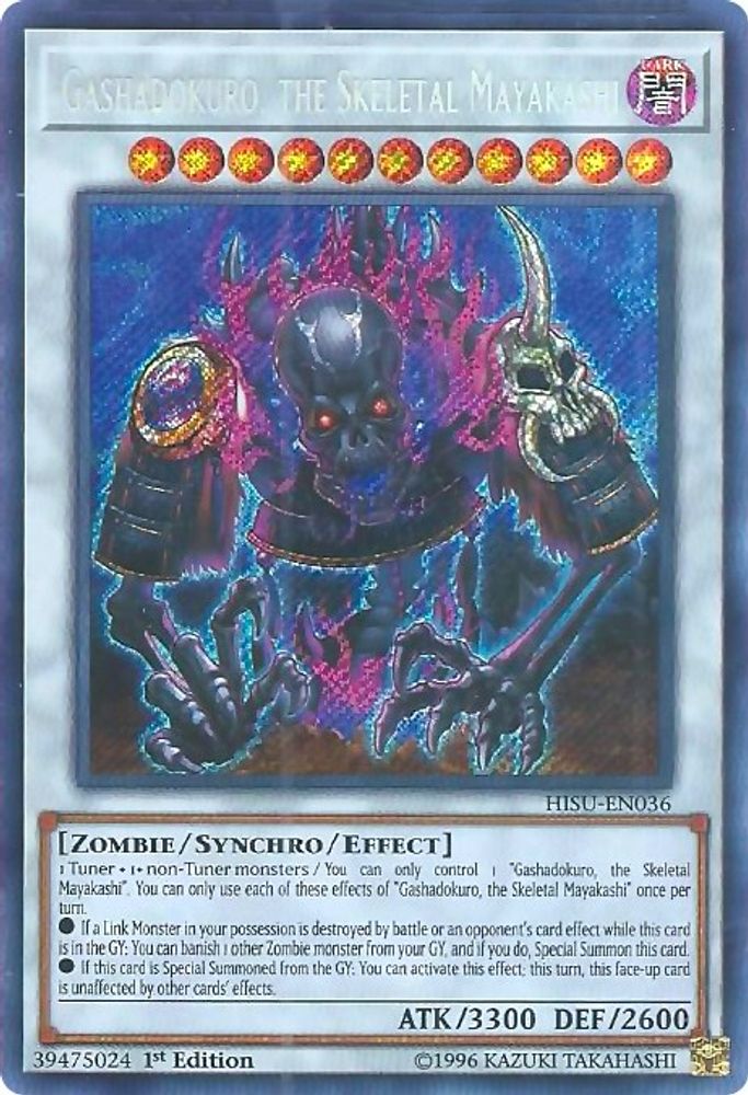 Gashadokuro, the Skeletal Mayakashi (HISU-EN036) - Secret Rare