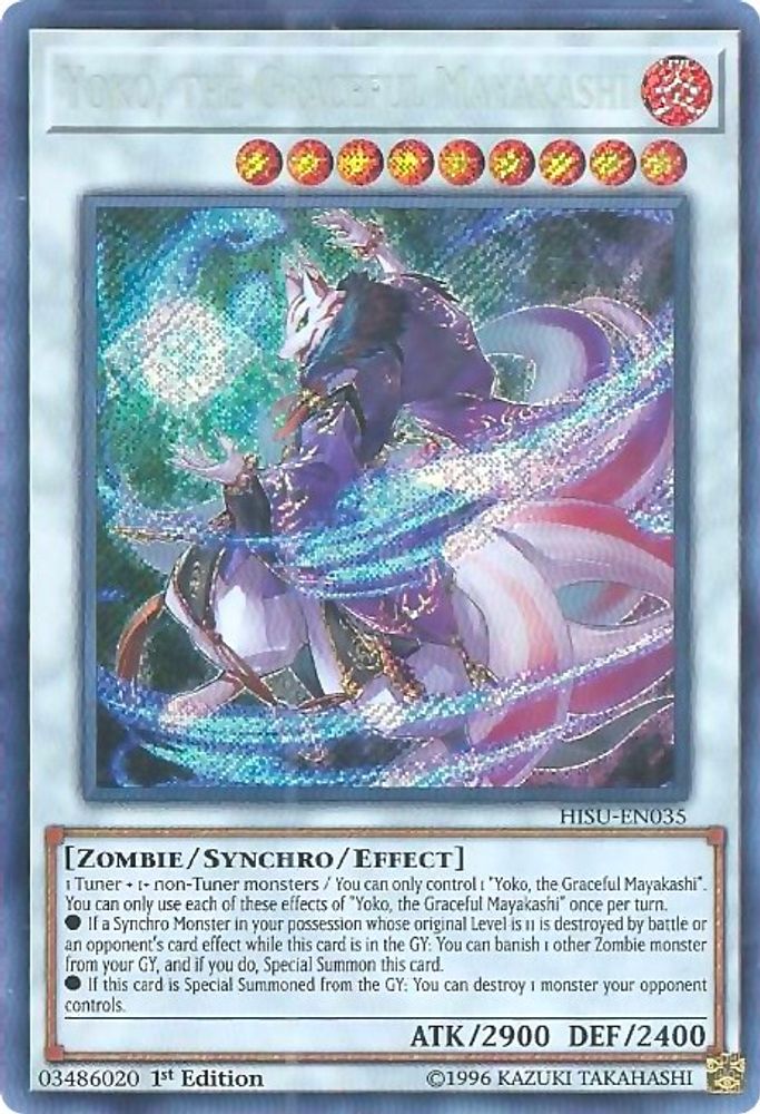Yoko, the Graceful Mayakashi (HISU-EN035) - Secret Rare