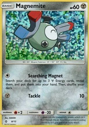 Magnemite - 8/12/12  - Holofoil - Promo