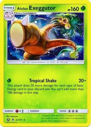 Alolan Exeggutor - 2a/131/131  - Holofoil - Promo