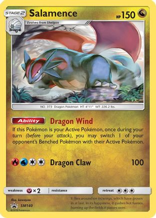 Salamence SM140  - Holofoil - Promo