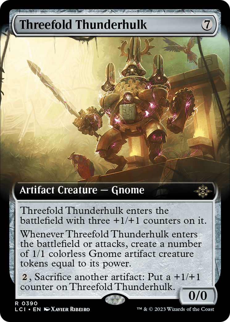 Triple Thunderhulk (Art étendu) [Les cavernes perdues d'Ixalan] 