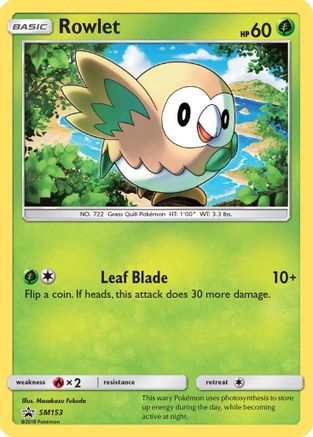 Rowlet (SM153) [Soleil et Lune : Promos Black Star] 