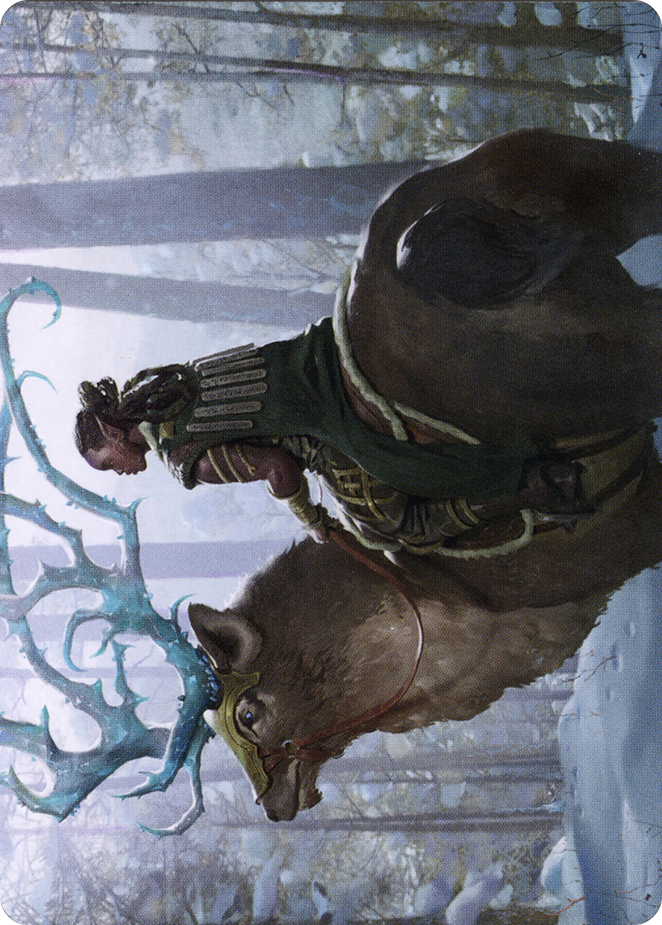 Boreal Outrider // Boreal Outrider (ASKHM-042) - Art Series: Kaldheim (Borderless) Foil