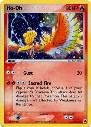 Ho-Oh - 27/115 (Cosmos Holo)/115  - Holofoil - Holo Rare