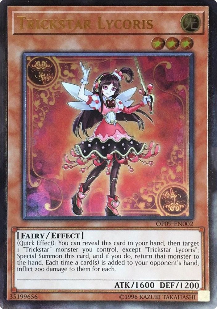 Trickstar Lycoris (UTR) (OP09-EN002) - Ultimate Rare