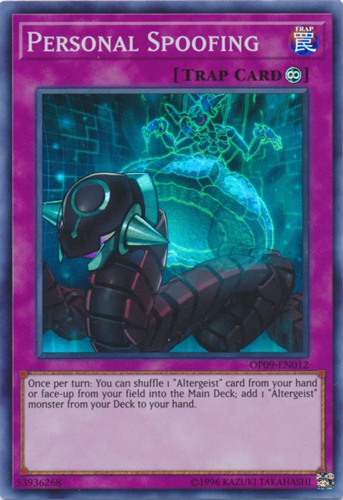 Personal Spoofing (OP09-EN012) - Super Rare