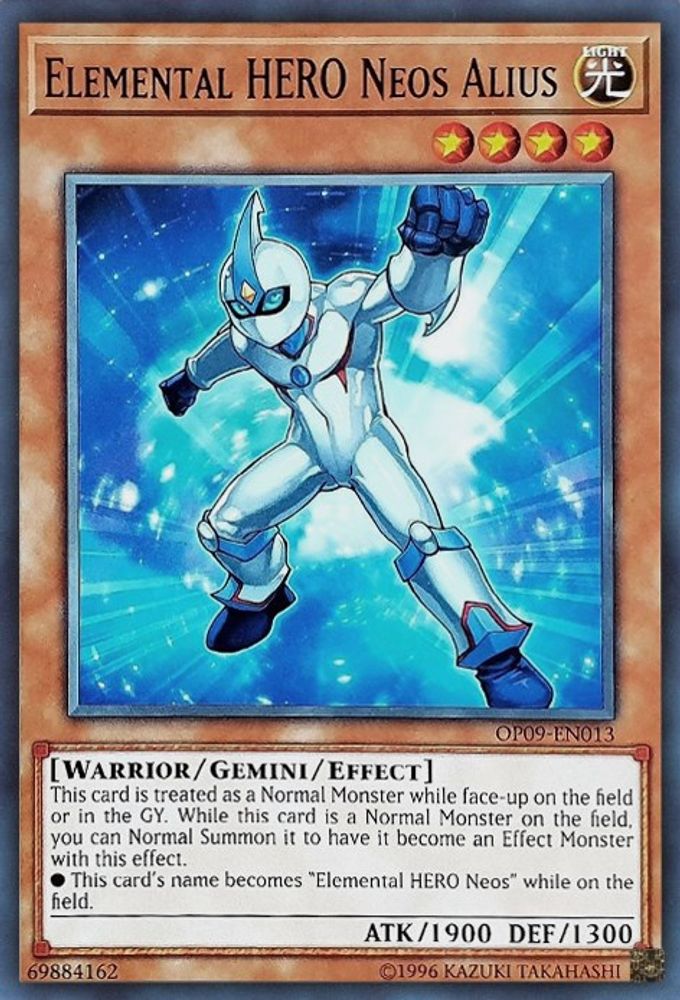 Elemental HERO Neos Alius (OP09-EN013) - Common