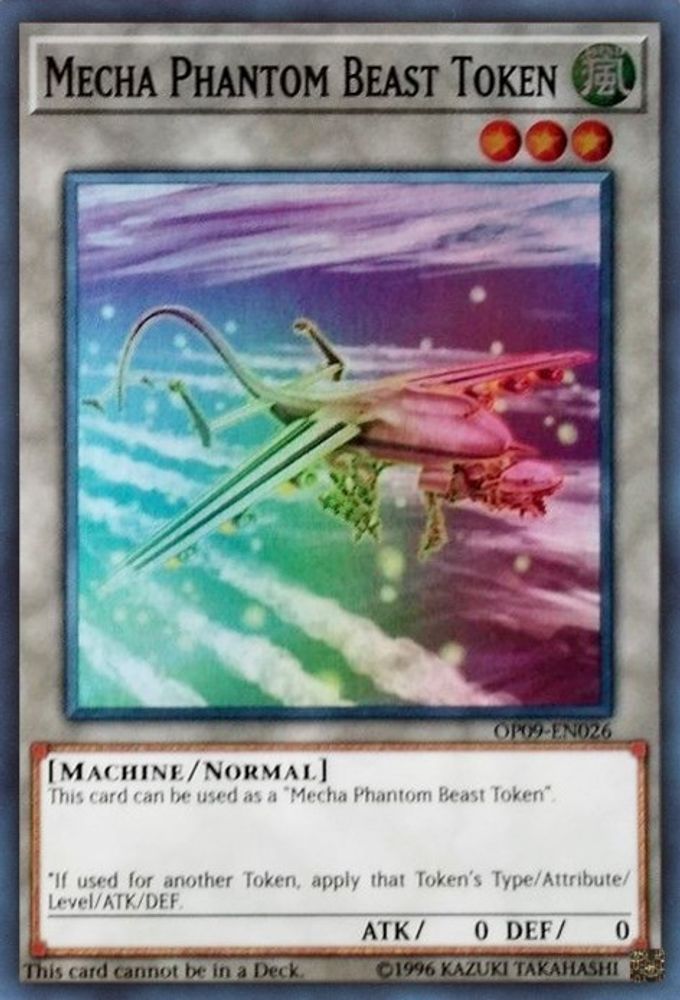 Token: Mecha Phantom Beast (A) - "Dracossack" (OP09-EN026) - Super Rare