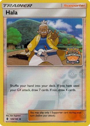 Hala - 126/145 (Regional Championships)/145  - Reverse Holofoil - Promo