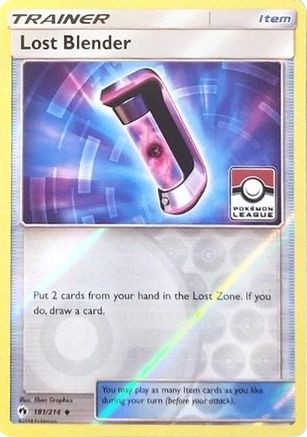 Lost Blender (Pokemon League) 181/214  - Reverse Holofoil - Promo