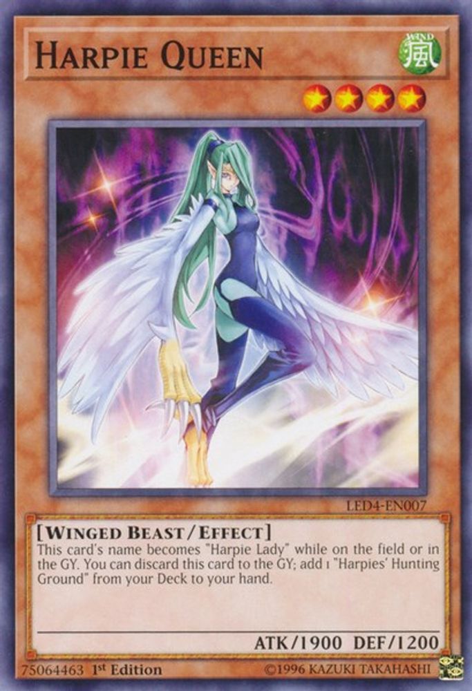Harpie Queen (LED4-EN007) - Common