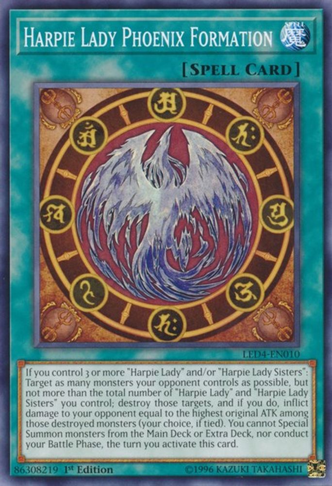 Harpie Lady Phoenix Formation (LED4-EN010) - Common