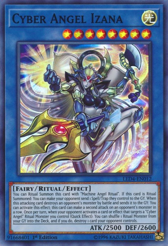 Cyber Angel Izana (LED4-EN012) - Super Rare
