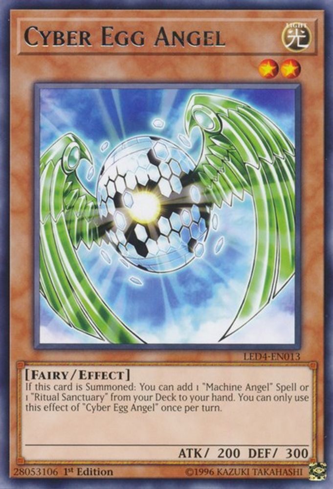 Cyber Egg Angel (LED4-EN013) - Rare
