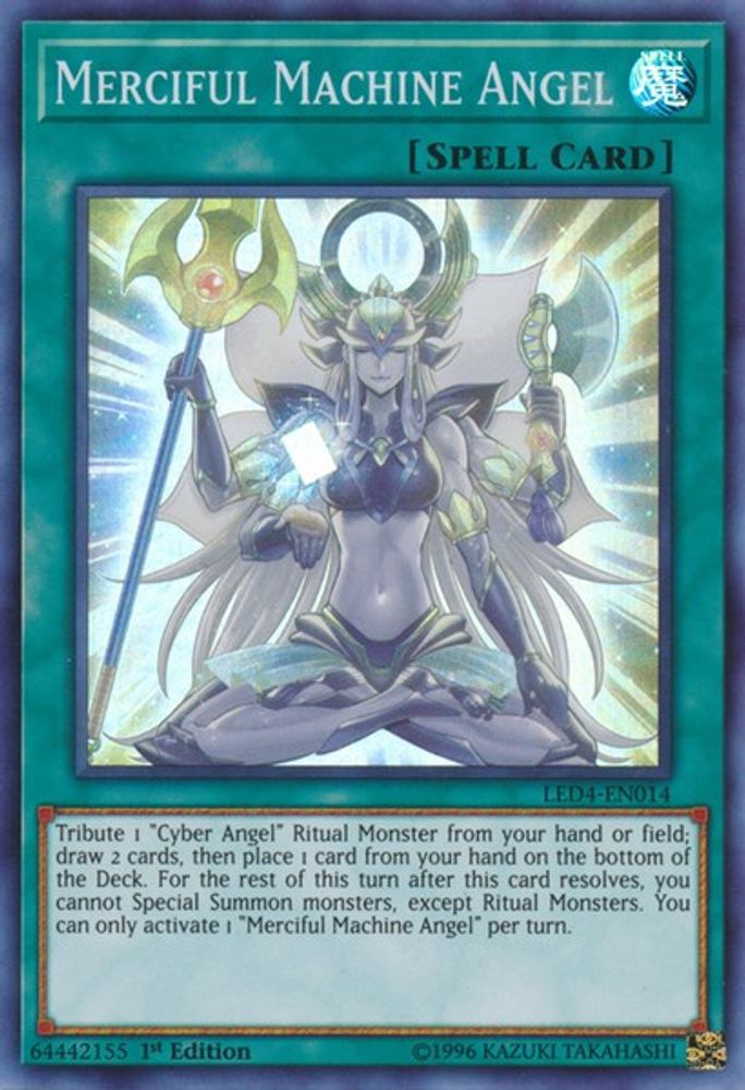 Merciful Machine Angel (LED4-EN014) - Super Rare