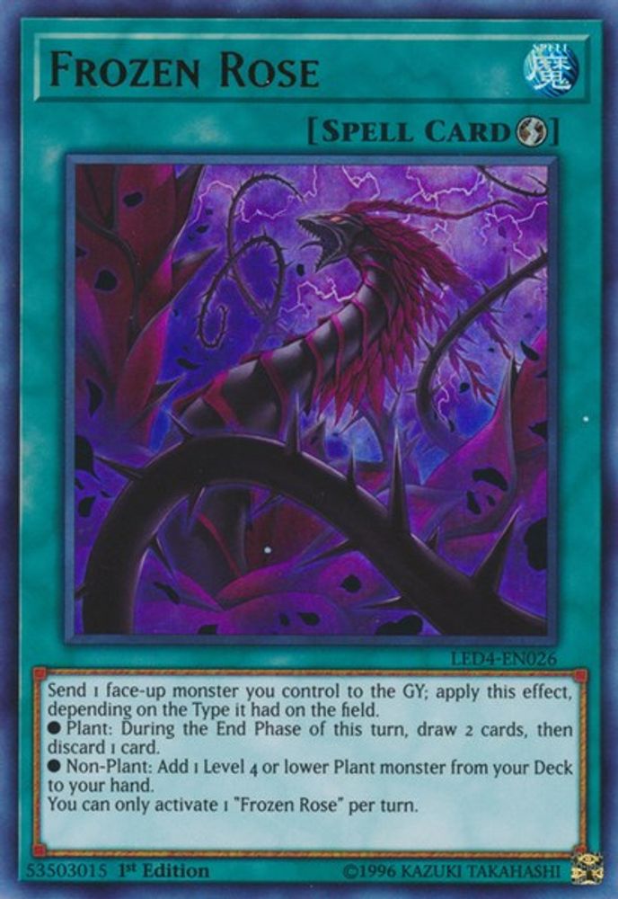Frozen Rose (LED4-EN026) - Ultra Rare